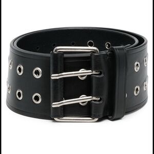 Men's Black Leather Belt
